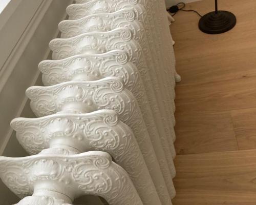 Interieur - Restauratie rustieke chauffage - gelakt