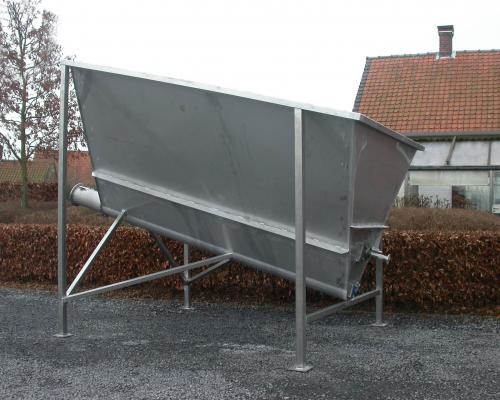 MII 12001 Landbouw - Maïsbak met vijzel - Inox