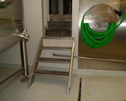 Trappen en platformen - Trap Gaston - Twee trapbomen - Inox